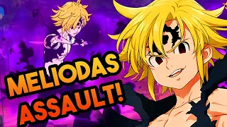 O REI DOS DEMÔNIOS! MELIODAS ASSAULT MODE NO PVP NORMAL! - The Seven Deadly Sins Grand Cross