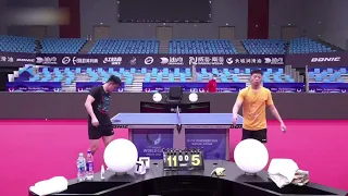 马龙 樊振东 最新训练视频  教科书般标准 流畅 2020乒乓世界杯 Ma Long, Fan Zhendong Training