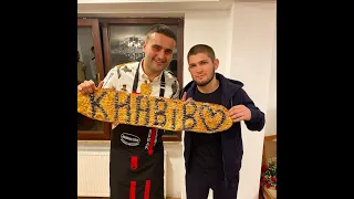 khabib nurmagomedov visits CZN Burak Restaurants in Dubai