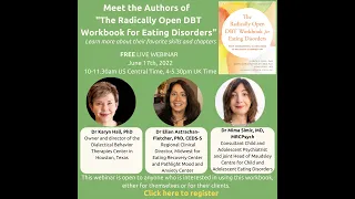 Meet the Authors of The Radically Open DBT Workbook for Eating Disorders