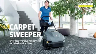 Karcher CVS 65/1 Bp Pack - Carpet Sweeper | Effective Large Carpeted Area Cleaning