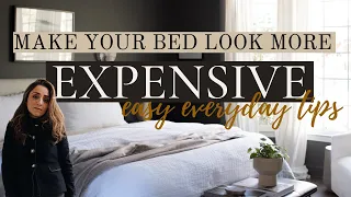HOW TO MAKE YOUR BED LOOK MORE EXPENSIVE... EVEN ON A BUDGET! DECORATE WITH ME | HOUSE OF VALENTINA