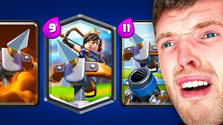 *JEDES* X-BOGEN DECK in 1 VIDEO SPIELEN...😱 (ich verzweifle) | Clash Royale Deutsch