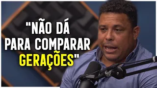 RONALDO fala sobre a COMPARAÇÃO entre PELÉ e NEYMAR | Cortes RonaldoTV