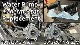 Hybrid/Electric Water Pump + Thermostat Replacement How-to for 3rd Gen Prius + Lexus CT200h