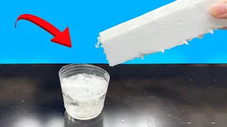 🔥Secret acetone and styrofoam! Genius idea to make your own waterproof glue @Creativecsg8