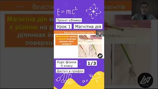 Магнітні явища. Дослід Ерстеда. Магнітне поле. Урок 1, ч.1. 9 клас