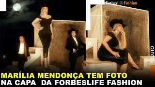 Marília Mendonça tem foto com Maiara e Maraisa na capa da ForbesLife Fashion