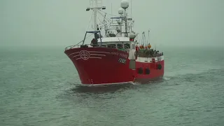 Spanish Flag of Convenience vessel Monte Mazantu lands 2 tons of monkfish in Newlyn.