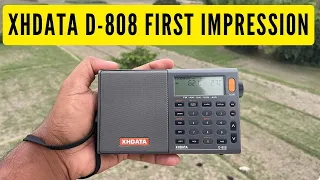 First Impression Of My New XHDATA D-808 Radio📻 #akhilvlogpoint