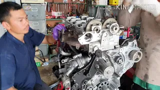 ฟิตเครื่องยนต์ Mitsubishi Triton 4D56 (EP3)ตอนจบ Overhaul Mitsubishi Triton 4D56 engine