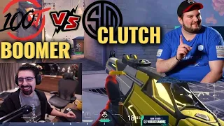 SHROUD REACTS TO 100T HIKO INSANE 1V4 CLUTCH VS TSM !! VCT CHALLENGERS 3 NA HIGHLIGHTS VALORANT !!