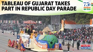 Gujarat's Republic Day 2024 Parade Stuns with 'Dhordo' Theme in Spectacular Tableau Display