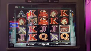 Treasures of Troy £5 max bet bonus. Loads of spins!