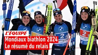 Le résumé du relais féminin - Biathlon - Mondiaux (F)