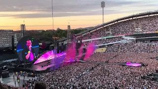 Coldplay - Higher Power, opening (Music Of The Spheres World Tour @Ullevi, Göteborg,  8 July 2023)