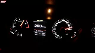 2012 Audi RS4 0-290 km/h Top Speed Vmax Launch Control Acceleration sport auto Christian Gebhardt