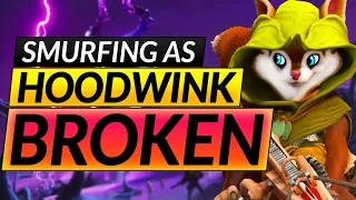 How to RANK UP with EVERY HERO - HOODWINK SMURF Builds and Tips ANALysis - Dota 2 Guide
