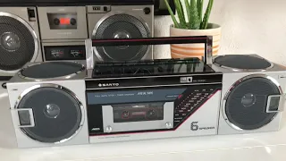 SANYO M 7740 boombox Ghettoblaster stereo