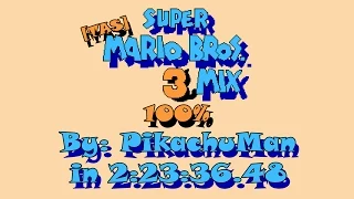 [TAS] NES Super Mario Bros. 3mix "100%" by PikachuMan in 2:23:36.48