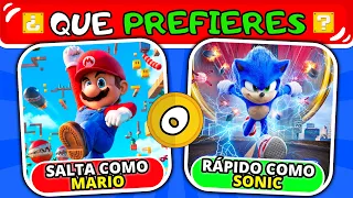 Qué Prefieres? Mario vs Sonic 🍄⚡️