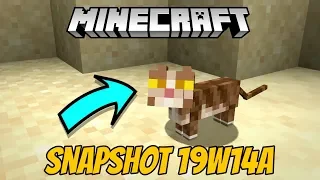 Minecraft 1.14 Snapshot 19w14a :: PISICI!