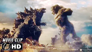 Godzilla Attacks Kong Scene | GODZILLA VS KONG (2021) Sci-Fi, Movie CLIP HD