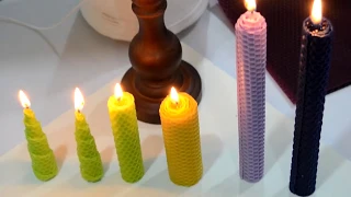 5 Ways to Make Rolled Beeswax Candles