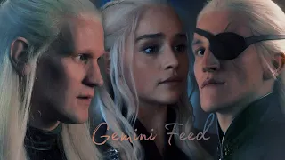 ||Daemon|Daenerys|Aemond|| Gemini Feed (AU)