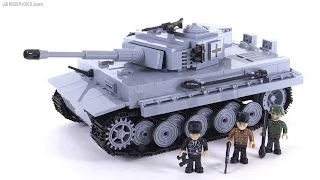 Cobi WWII German Tiger I tank review! PzKpfw VI Tiger Ausf. E