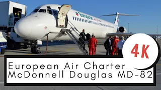 European Air Charter McDonnell Douglas MD-82 Erfurt to Burgas + bonus Antonov AN-12!