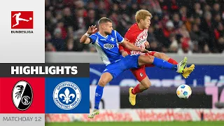 SC Freiburg - Darmstadt 98 1-1 | Highlights | Matchday 12 – Bundesliga 2023/24