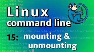 mounting and unmounting disks/partitions - Linux Command Line tutorial for forensics - 15