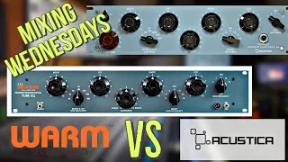 Warm Audio EQPWA vs Acustica Audio Purple 3 || PULTEC HARDWARE vs PLUGIN SHOOTOUT