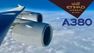 4K INAUGURAL Etihad Airways A380 Economy Class 🇦🇪 Abu Dhabi - London LHR 🇬🇧 [FULL FLIGHT REPORT]