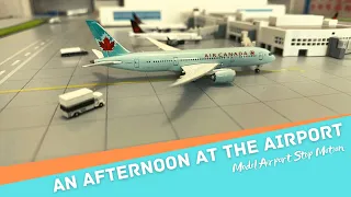 CJL Aviation | An Afternoon at the Airport- Model Airport Stop Motion