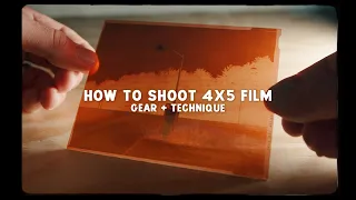 How to Shoot with 4x5 Large Format Film - A Step-by-Step Guide