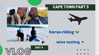 A week in Cape Town (Day 4) | Wine Tasting and Horse-riding| Franschhoek Valley