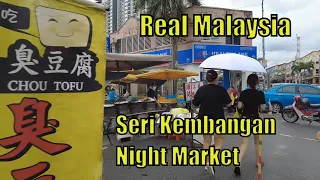 【4K】Raining Walk in Night Market(Seri Kembangan) [Oct 2022] - YouWalk Malaysia