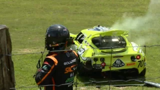 Pirelli World Challenge (TC) 2017. Race 2 Lime Rock Park. Elivan Goulart Crash