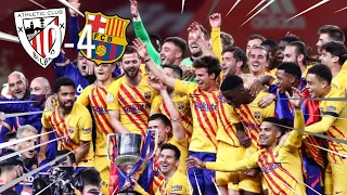 Le BARÇA REMPORTE la FINALE face à BILBAO ! (Barça 4-0 Bilbao)