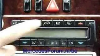 MercedesForum W210 climate control