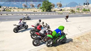 GTA 5 FiveM #6 - Khi Team ND Chạy Moto PKL Đi Phượt Núi