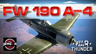 War Thunder Realistic: Fw 190 A-4 [FM & Gun Buff!]