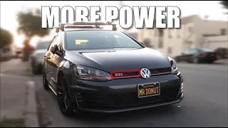 A Cheap, Easy, & Clean Mod for more power on a MK7 GTI