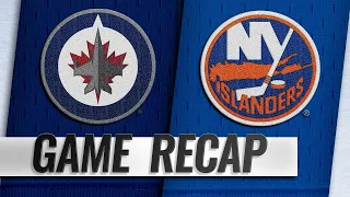Jets score twice in 22 seconds to edge Islanders, 3-1