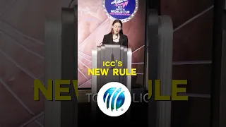 ICC's New Rule will change the Cricket T20 World Cup Forever 😱 #cricket #trending #bcci #icc #india