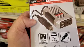 REVIEW- Vector 120 Watt Power Inverter, PI120SV, 12V DC, 120V AC, Dual USB- IS THIS ANY GOOD?