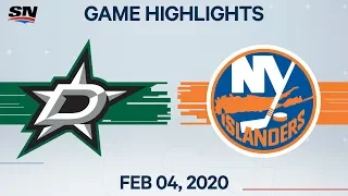 NHL Highlights | Stars vs Islanders – Feb. 4, 2020