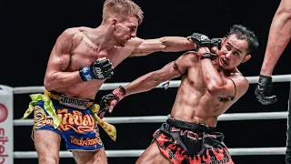 Epic Muay Thai Firefight 👊🔥 Jonathan Haggerty vs. Sam-A Gaiyanghadao